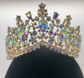Tiara - Fancy Elegance Gold with Crystal AB Rhinestone Close-Out